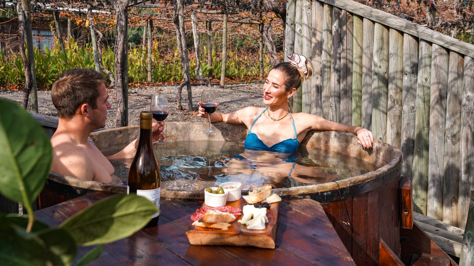 3 hot tubs